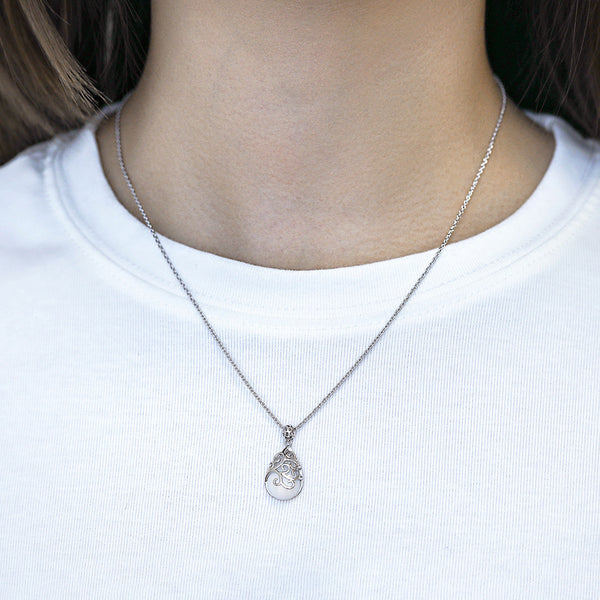 XSpiritual™- Tree of life necklace with moonstone and zircons