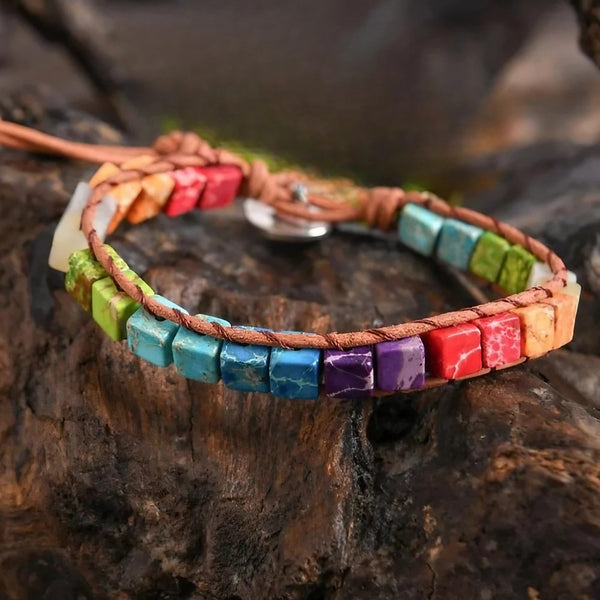 XSpiritual™- Chakra bracelet with emperor stone