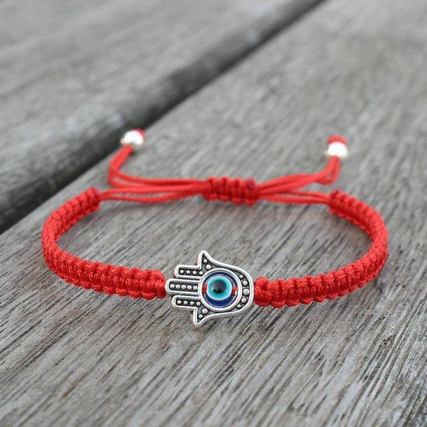 XSpiritual™- Red "Mauli" wire bracelet with double protection